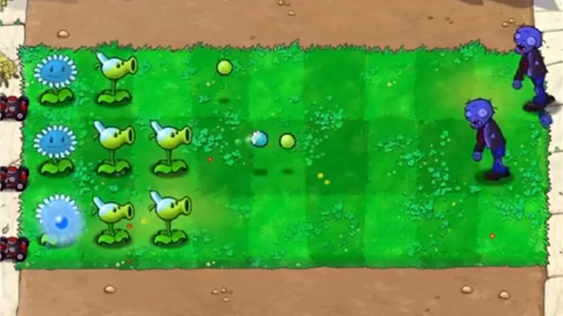寒冰版植物大战僵尸 冰系植物列阵